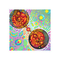 “Double Vision Collision” Square Magnet - Created by Marszs333