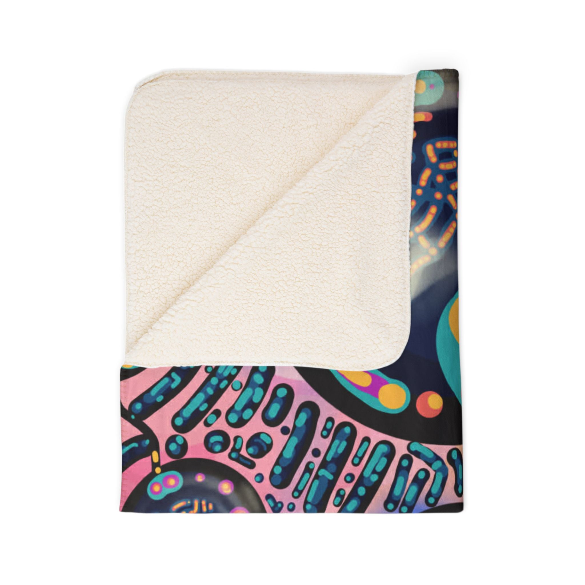 “Shiny” Fleece Sherpa Blanket - Created by Marszs333