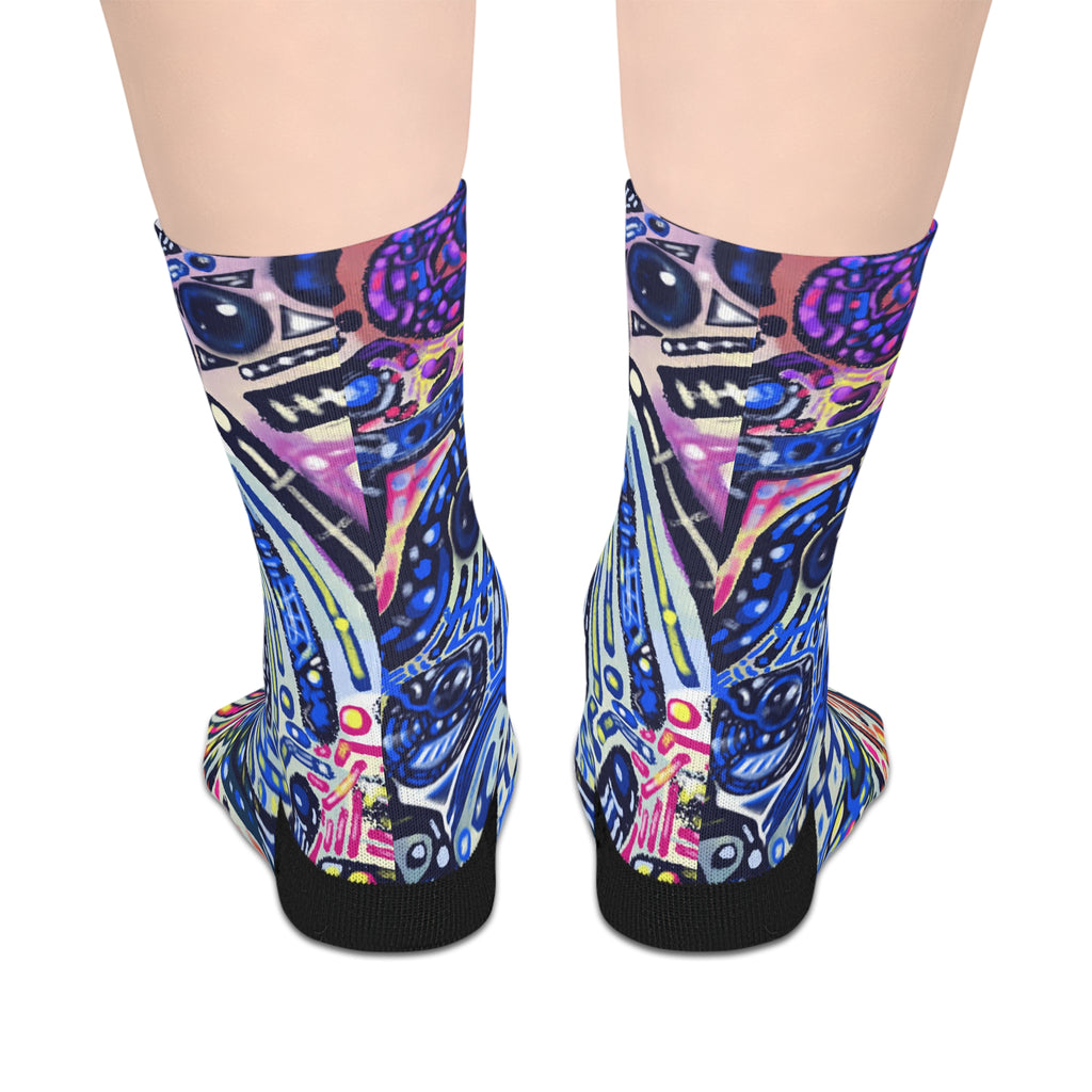 “Benson” Crew Socks - Created by Marszs333