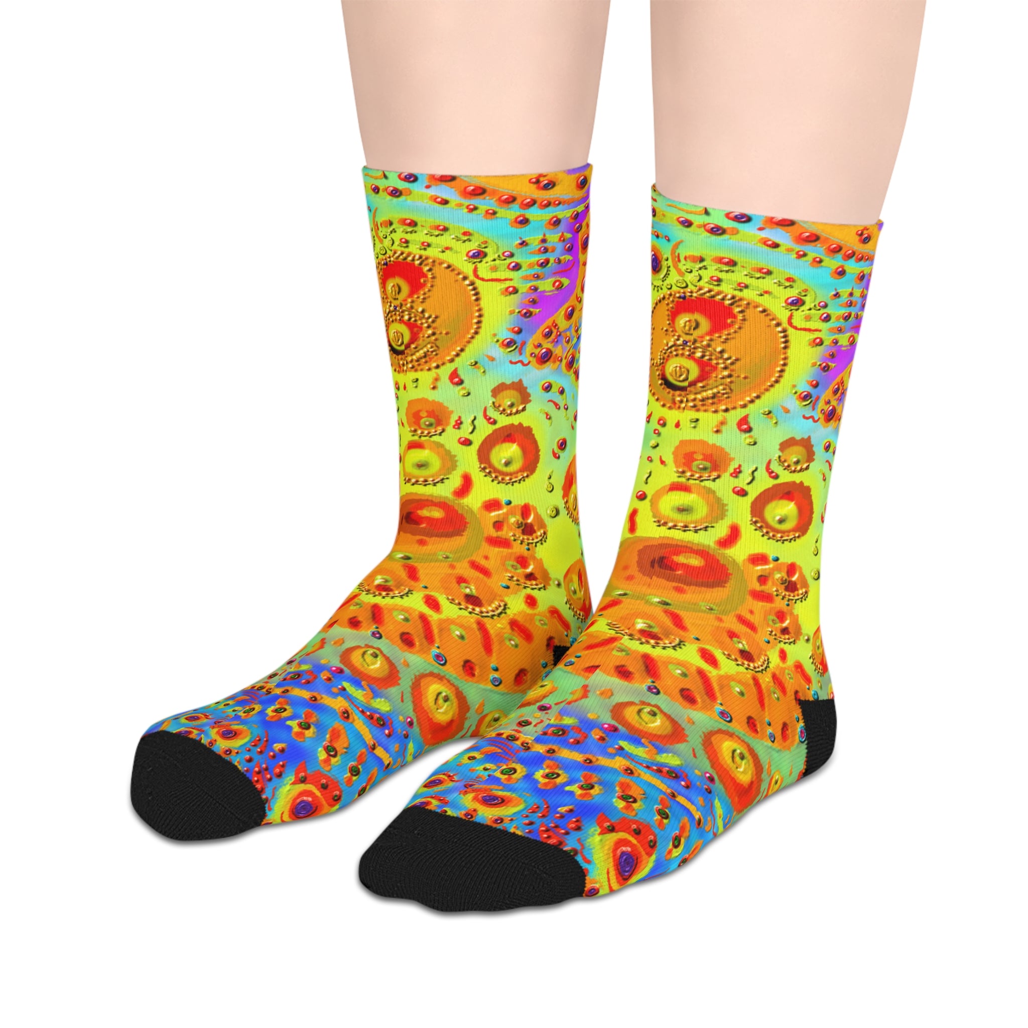 “Mesmerize” Crew Socks - Created by Marszs333