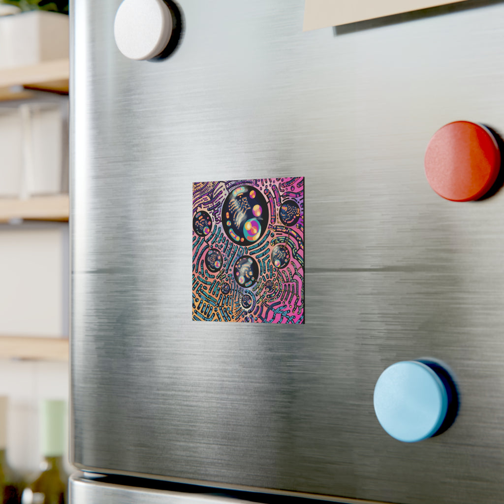 “Shiny” Square Magnet - Created by Marszs333