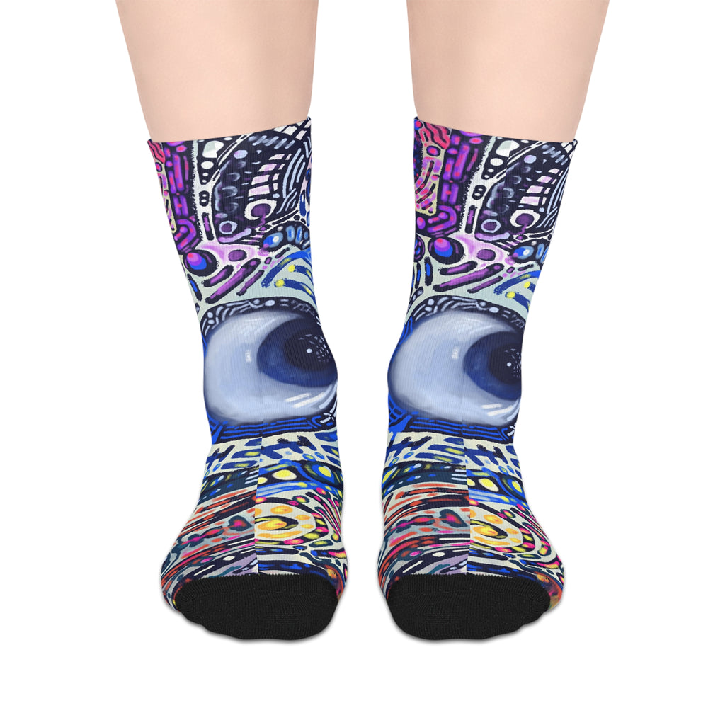 “Benson” Crew Socks - Created by Marszs333