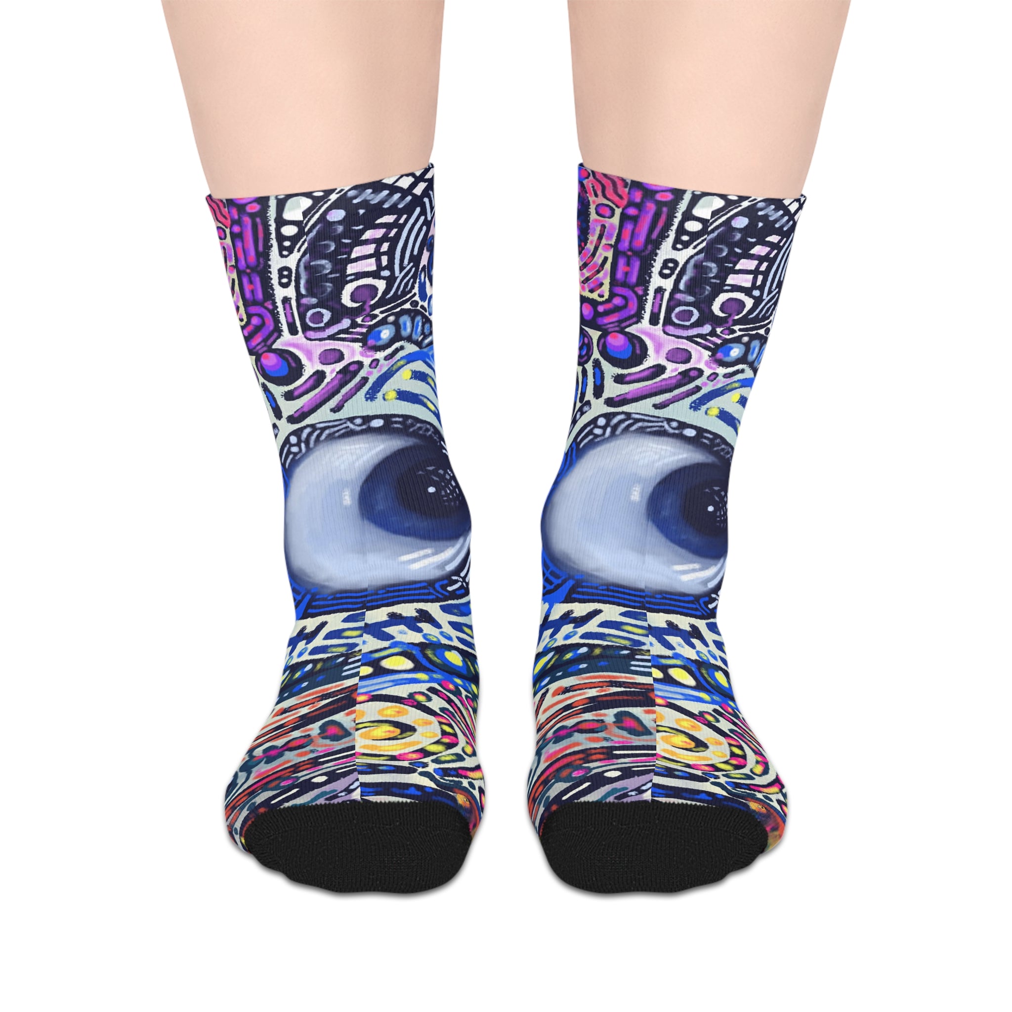 “Benson” Crew Socks - Created by Marszs333