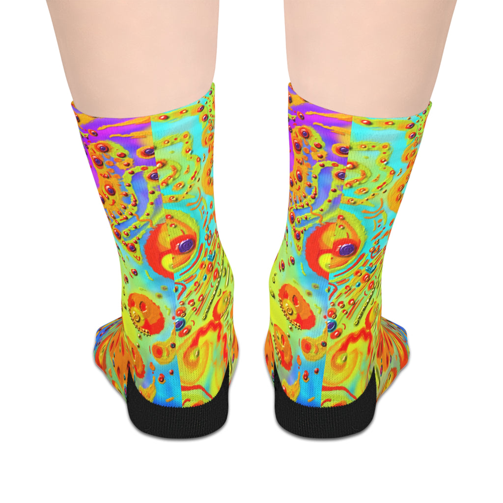 “Mesmerize” Crew Socks - Created by Marszs333