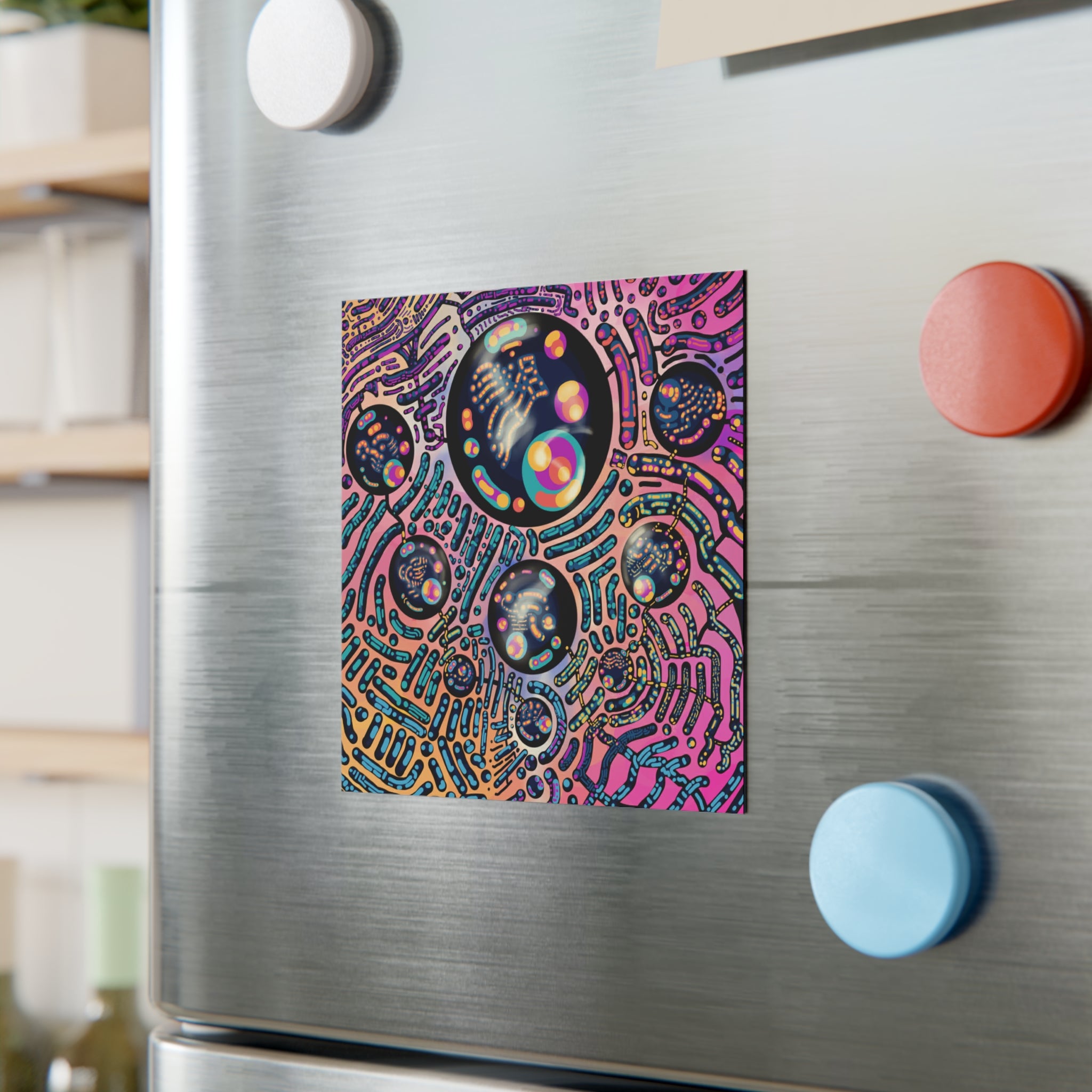 “Shiny” Square Magnet - Created by Marszs333