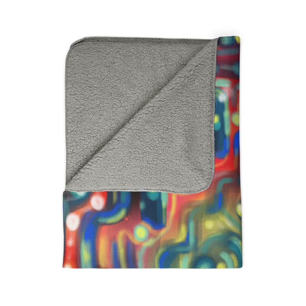 “Gushers” Fleece Sherpa Blanket - Created by Marszs333