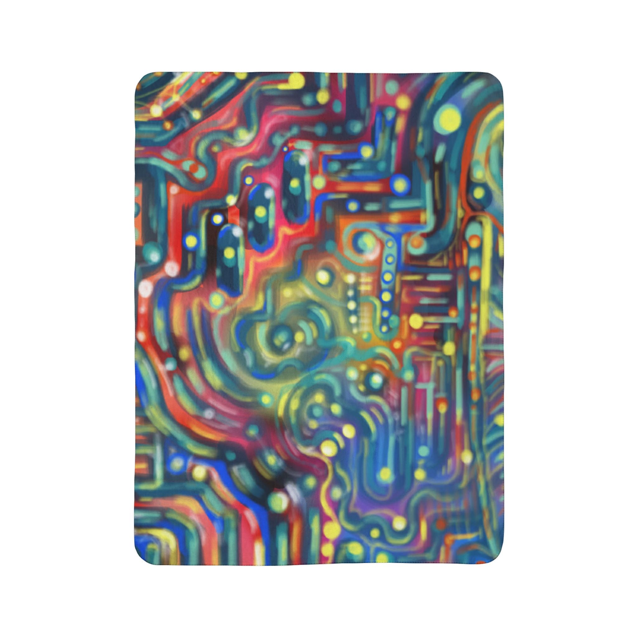 “Gushers” Fleece Sherpa Blanket - Created by Marszs333