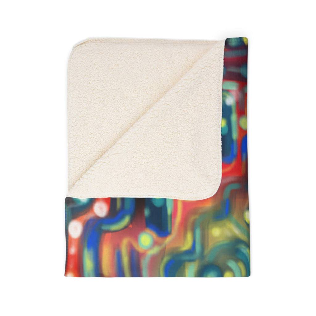 “Gushers” Fleece Sherpa Blanket - Created by Marszs333