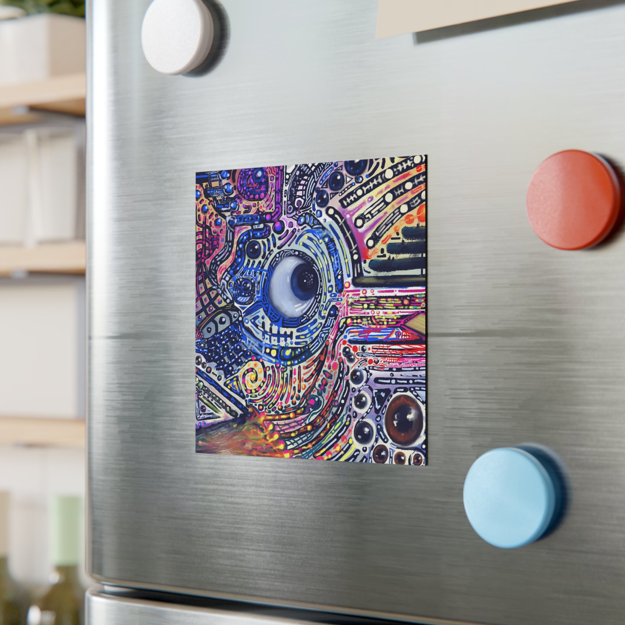 “Benson” Square Magnet - Created by Marszs333