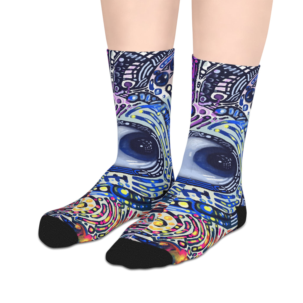 “Benson” Crew Socks - Created by Marszs333