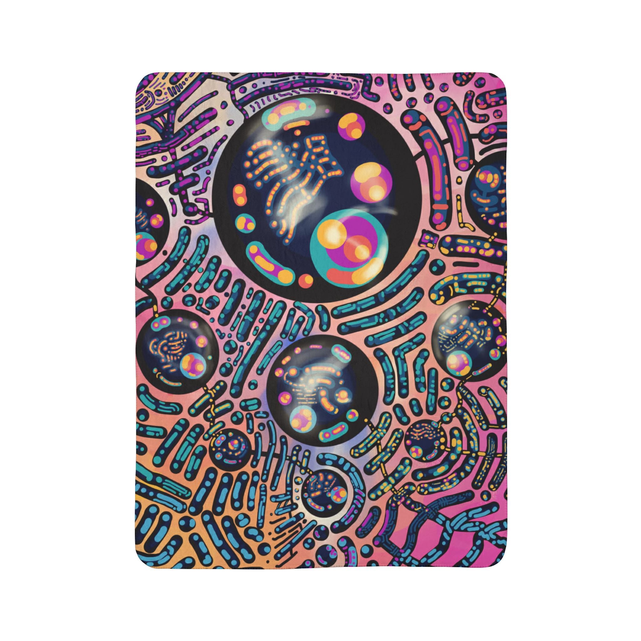 “Shiny” Fleece Sherpa Blanket - Created by Marszs333