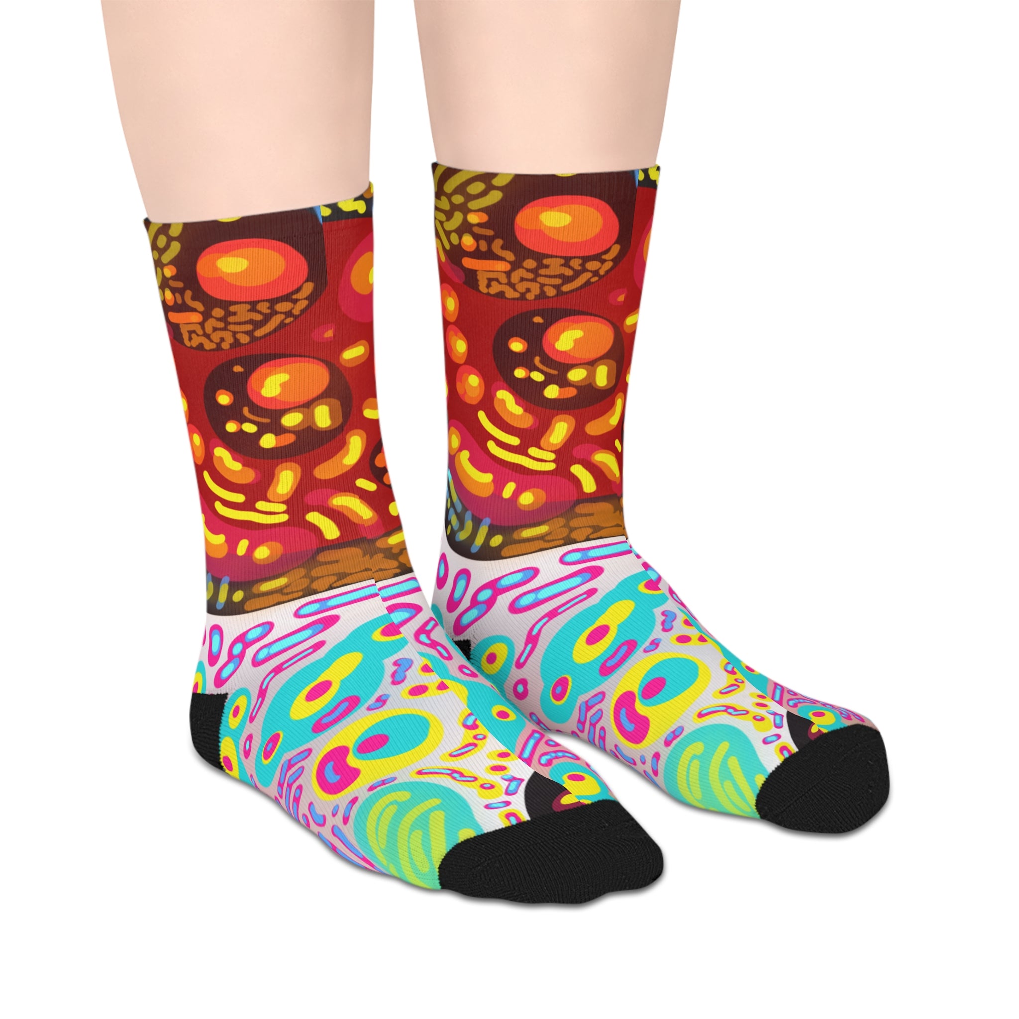 “Double Vision Collision” Crew Socks - Created by Marszs333