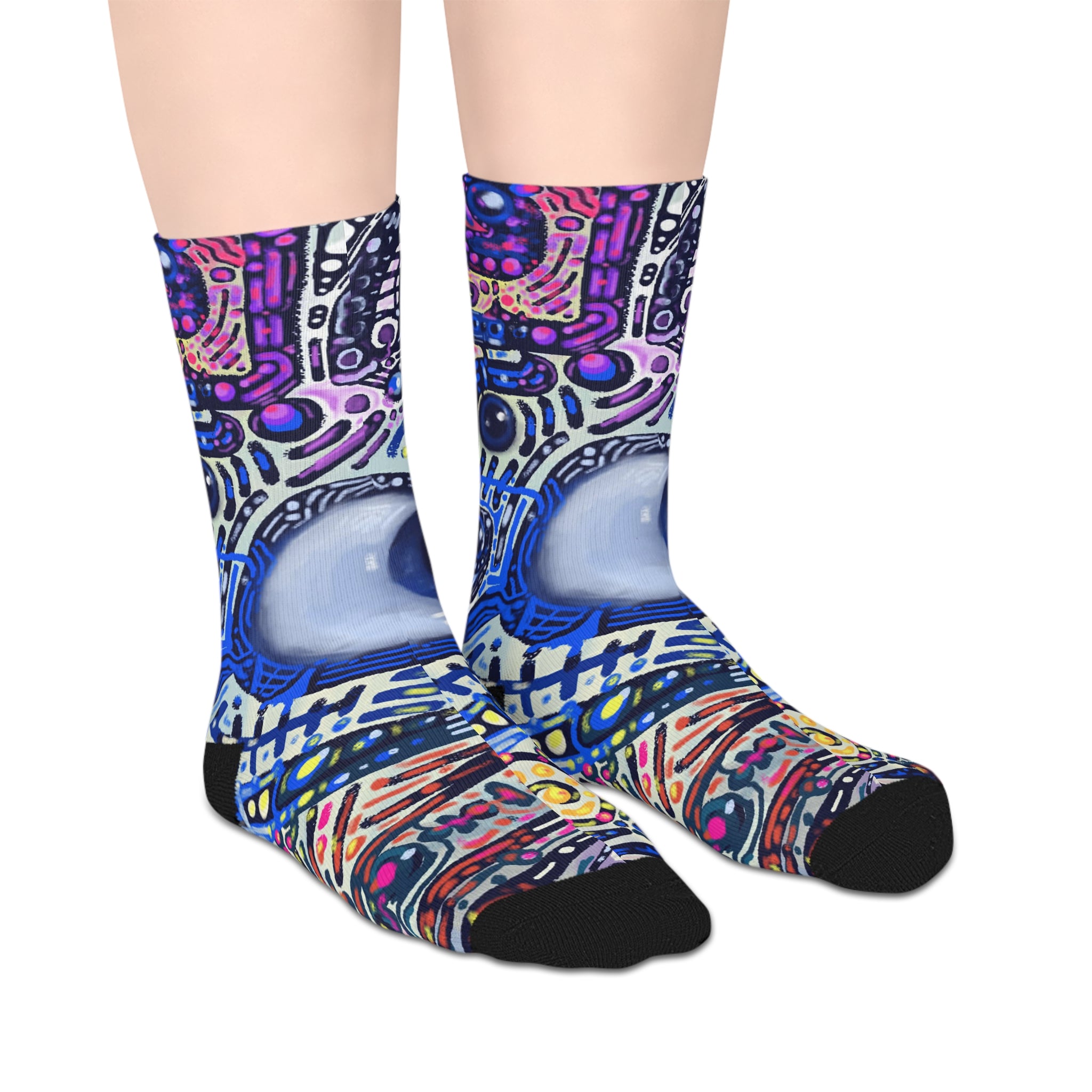 “Benson” Crew Socks - Created by Marszs333