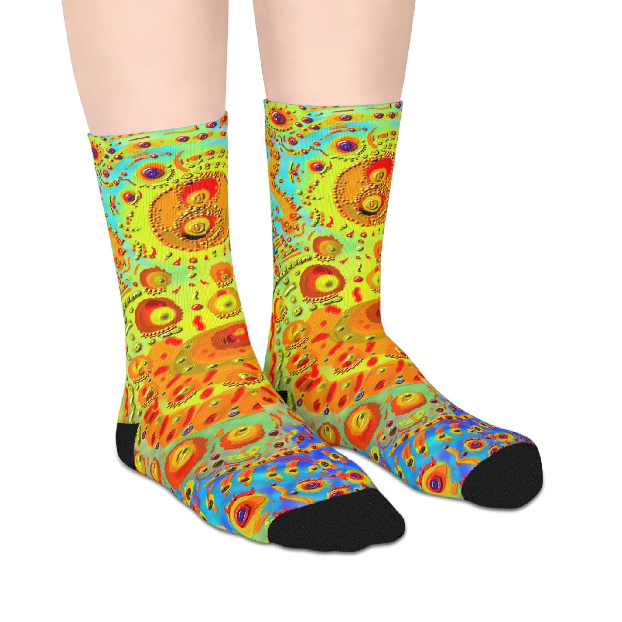 “Mesmerize” Crew Socks - Created by Marszs333