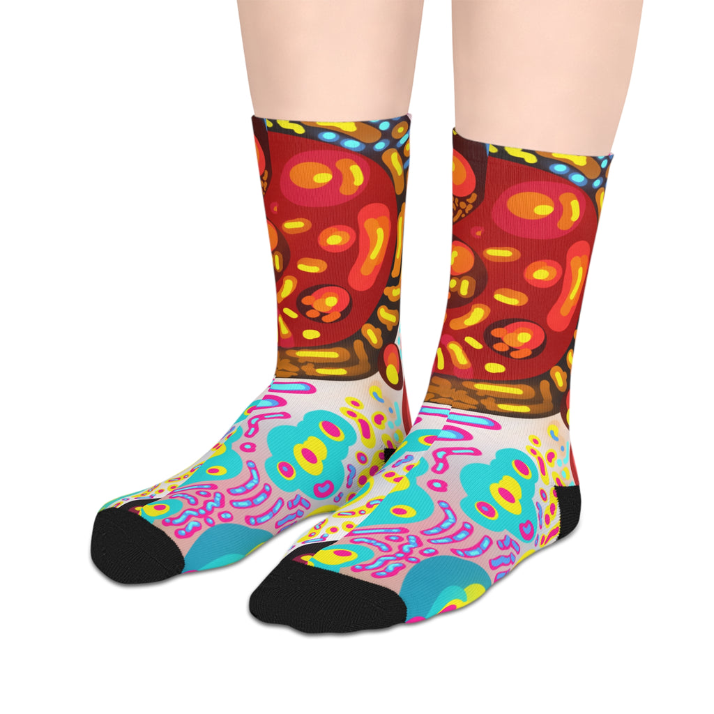 “Double Vision Collision” Crew Socks - Created by Marszs333