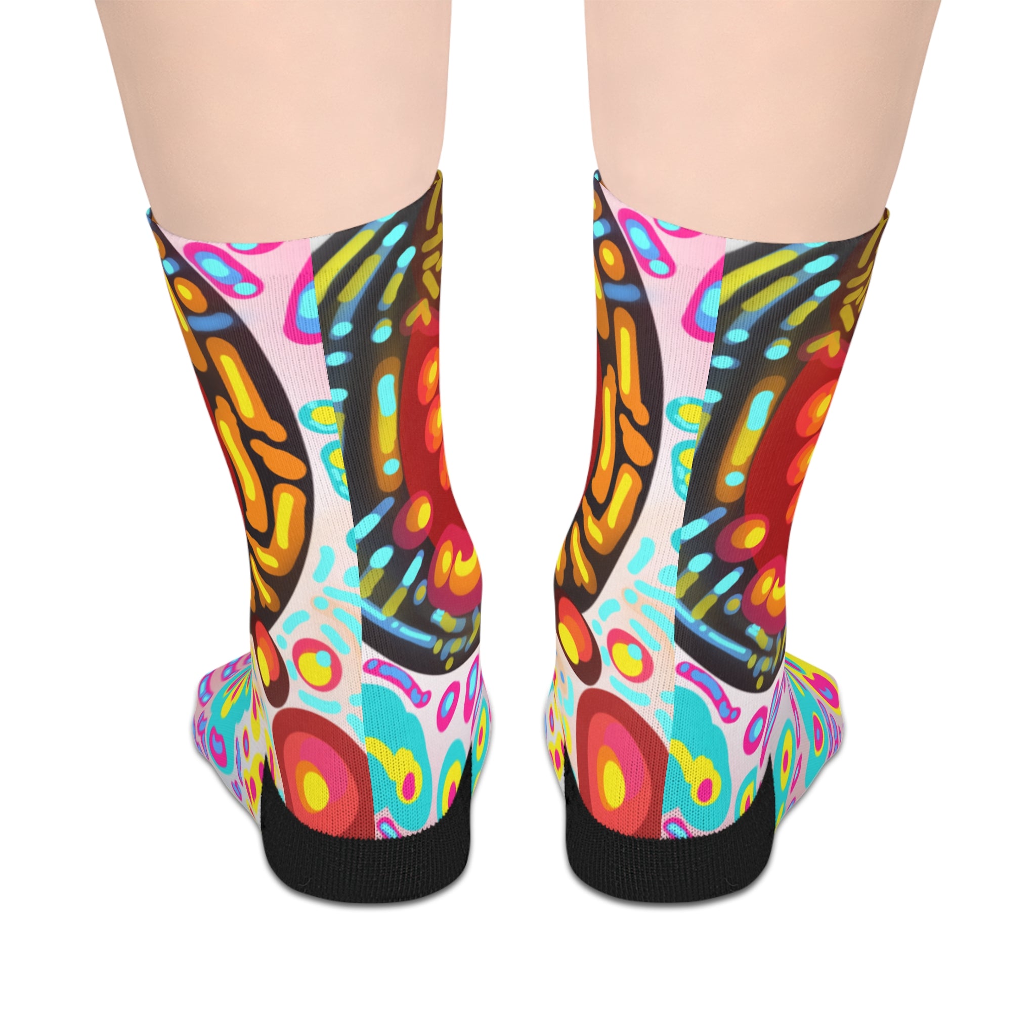 “Double Vision Collision” Crew Socks - Created by Marszs333