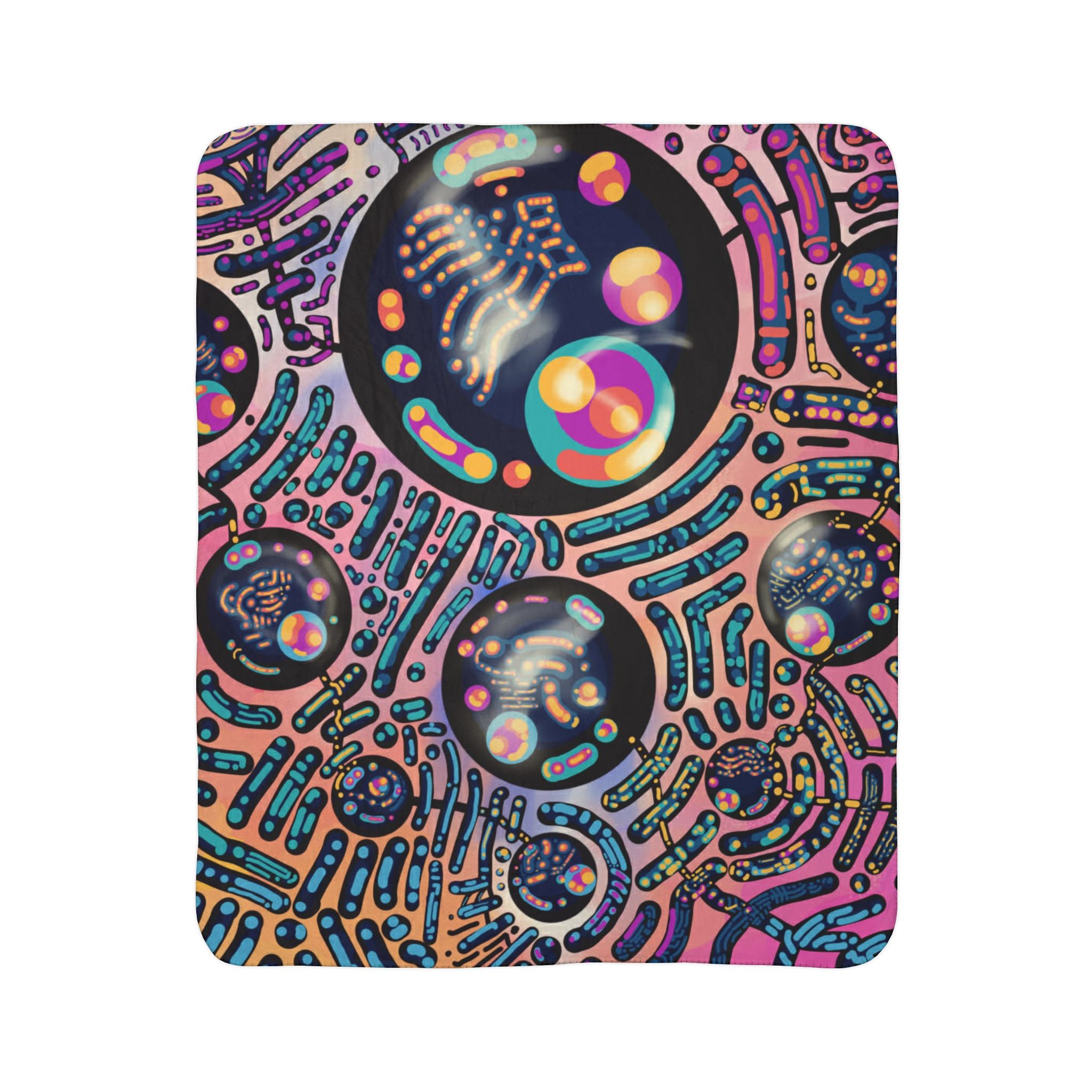 “Shiny” Fleece Sherpa Blanket - Created by Marszs333