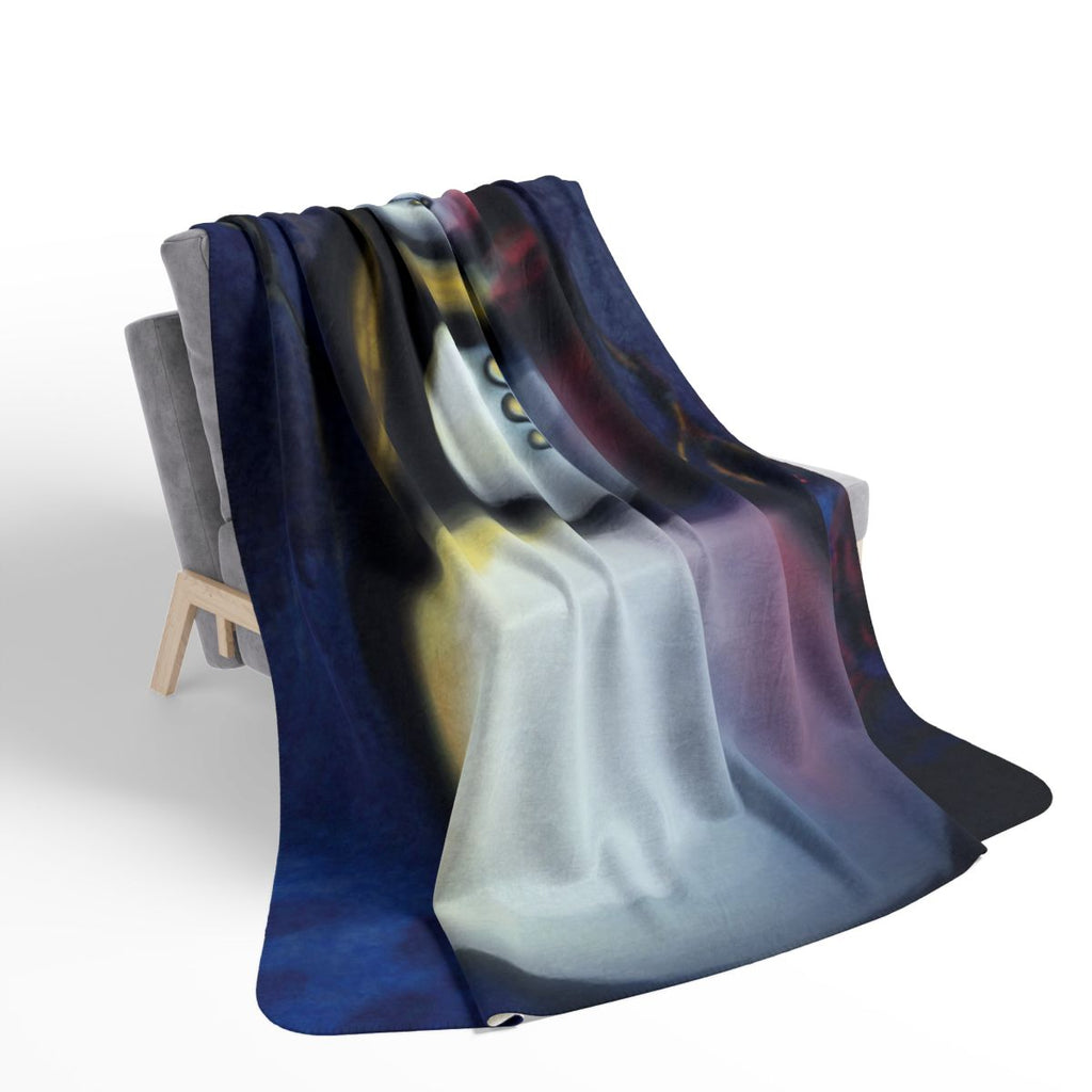 “Francis The Snowman” Fleece Sherpa Blanket - Created by Marszs333